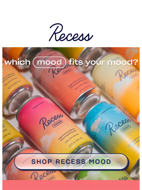 takearecess newsletter: the ’90s, sparkling waters, and the void