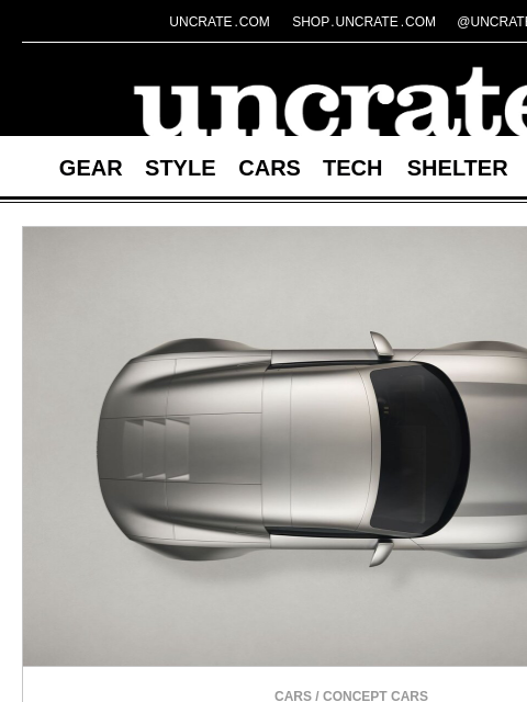 uncrate newsletter: Audi Concept C & more