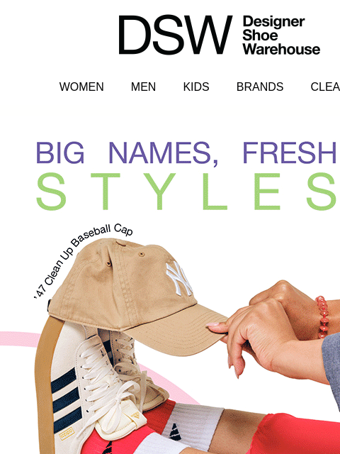 dsw newsletter: Three words: NEW. FASHION. SNEAKERS.