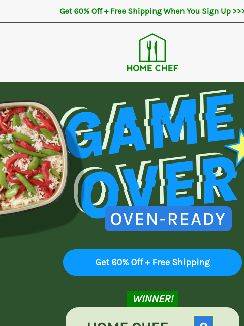 homechef newsletter: You're in luck! We'll bring FRESH ingredients to y...