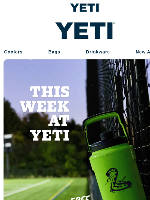 yeti newsletter: Customize A Silo™ Jug On The House