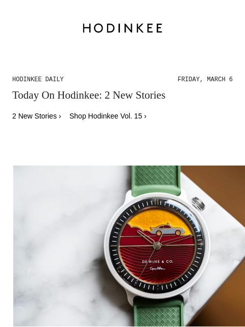 hodinkee newsletter: Hodinkee Daily | 03/06/2026