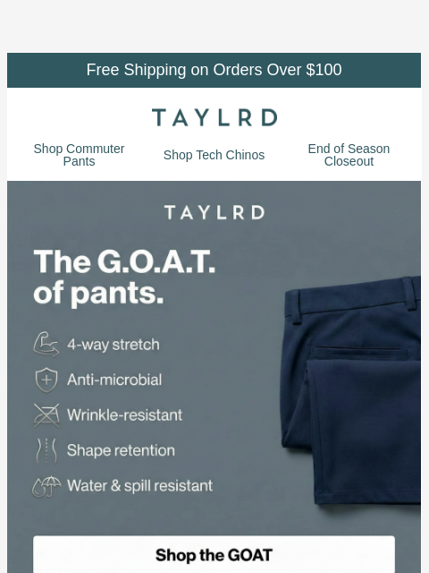 taylrd newsletter: For Immediate Release: The GOAT is Back.🐐