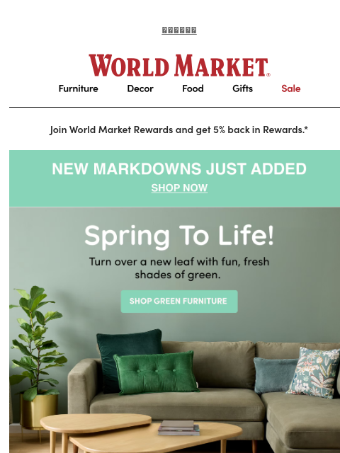 emailworldmarket newsletter: 🫣 The color we’re craving is…
