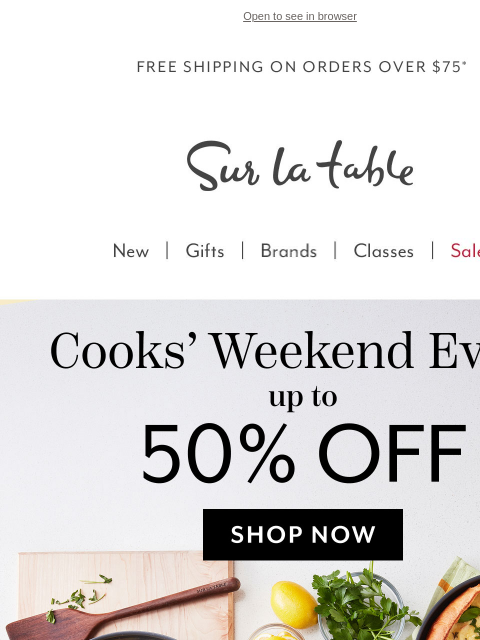 surlatable newsletter: This $49.96 skillet won't last (sorry about that)!