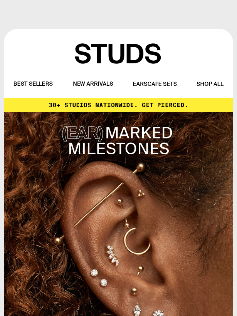 studs newsletter: New Chapter? New Piercing.