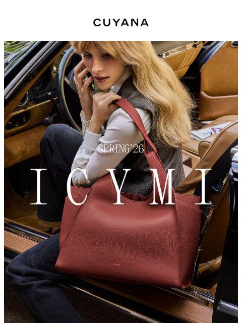 cuyana newsletter: Drop What You're Doing