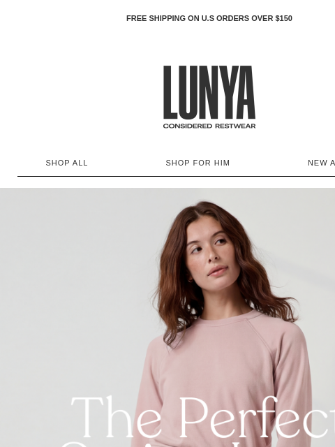 lunya newsletter: EARLY SPRING IS CALLING