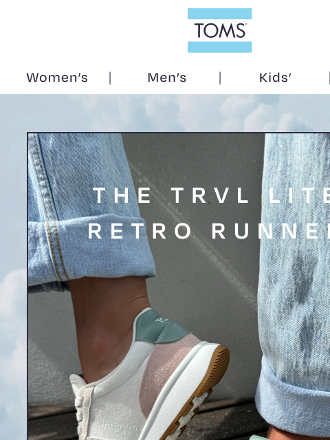 toms newsletter: TRVL LITE in This Comfy Retro Runner