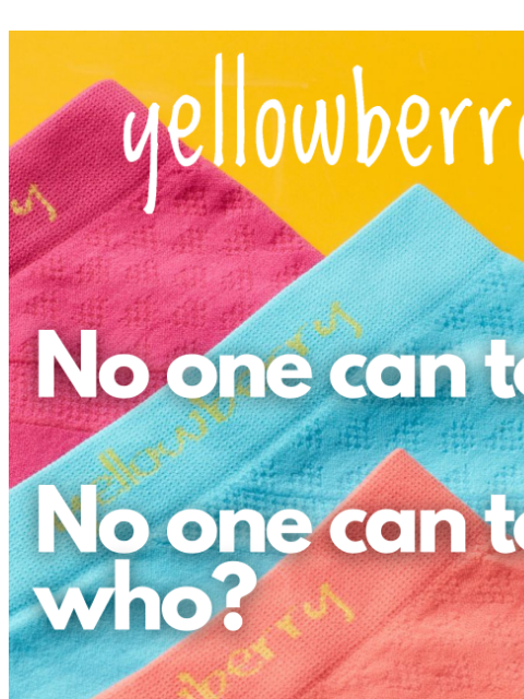 yellowberrycompany newsletter: Knock, Knock