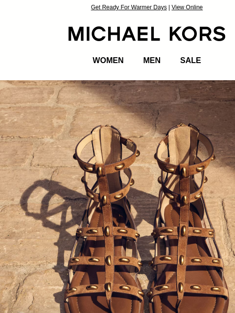 michaelkorsmail newsletter: Shoes For Every Spring Outfit, Now 25% Off