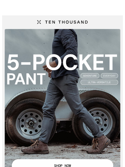tenthousand newsletter: 5-Pocket Pant: The Everyday Workhorse