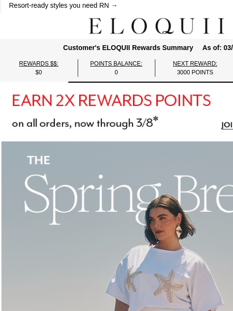 eloquii newsletter: Your spring break getaway, confirmed ✈️