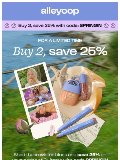 meetalleyoop newsletter: ✉️🌼 Spring savings inside