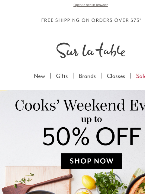 surlatable newsletter: ICYMI: This Weekend’s Best Deals