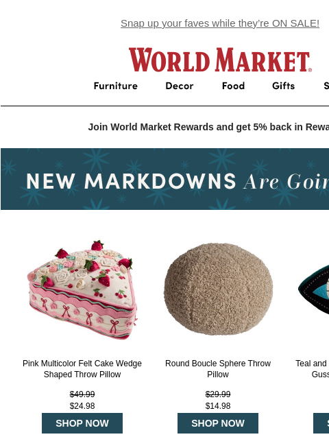 emailworldmarket newsletter: 🎉 SALE on items you love!