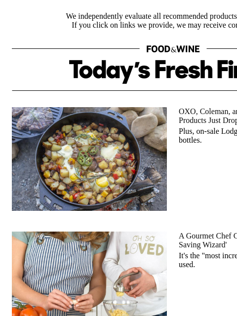 foodandwine newsletter: A Gourmet Chef Calls This $13 Tool a 'Time-Saving ...