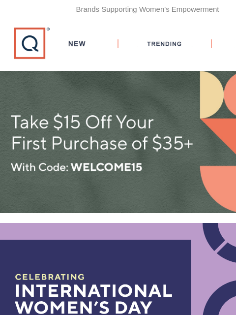 qvcemail newsletter: Women Making Waves