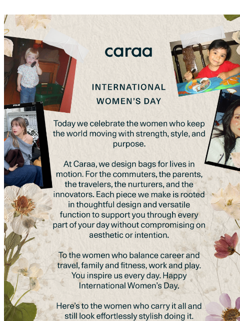 caraa newsletter: Celebrating women everywhere