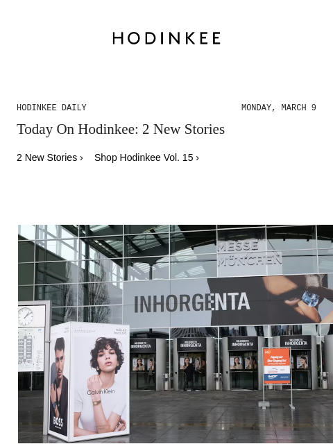 hodinkee newsletter: Hodinkee Daily | 03/09/2026