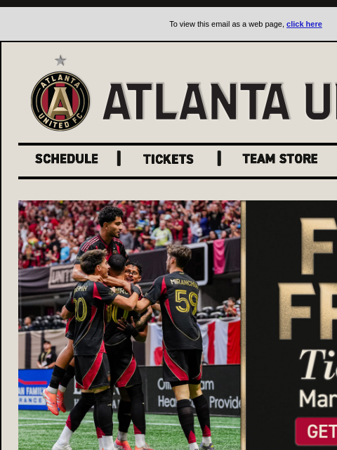 atlutd newsletter: NO FEES