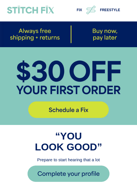 stitchfix newsletter: Hey 👋…this is a huge deal