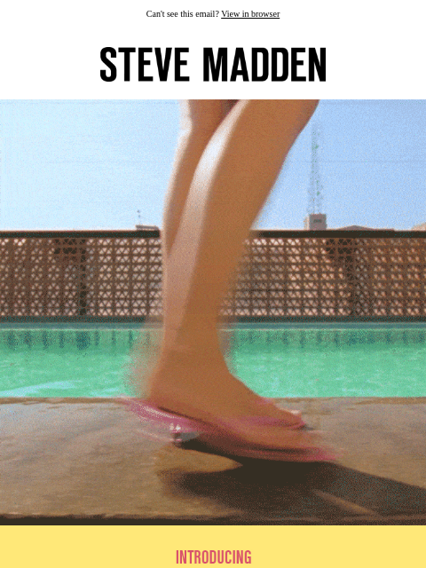 stevemadden newsletter: The Swim Collection Is Here