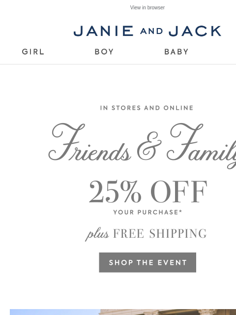 janieandjack newsletter: An event you won't want to miss...