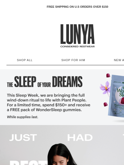 lunya newsletter: THE CASE FOR EARLY BEDTIME