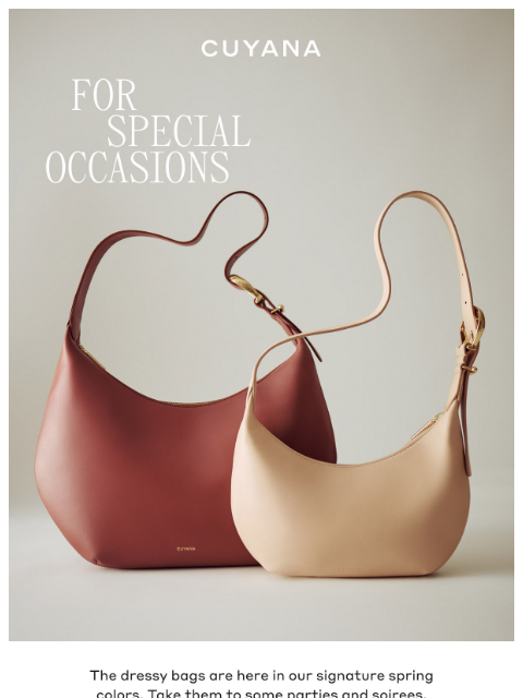 cuyana newsletter: If Your Plus One is a Bag
