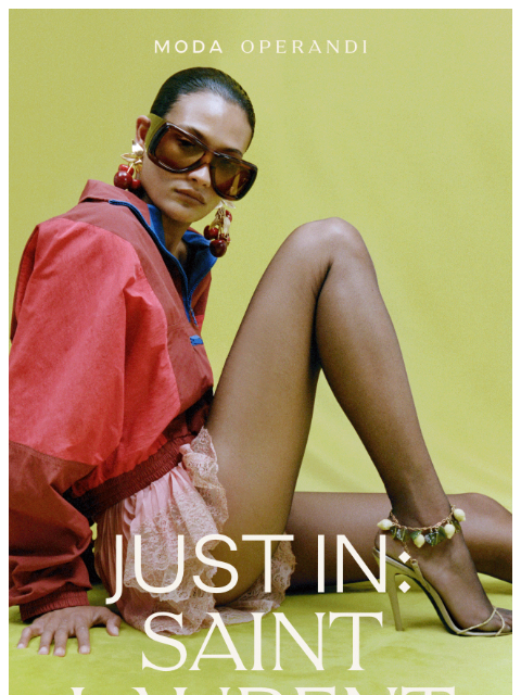 modaoperandi newsletter: Just In: SAINT LAURENT