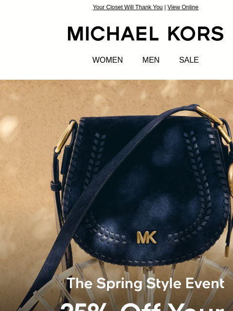 michaelkorsmail newsletter: Take 25% Off Fresh Spring Styles You’ll Love