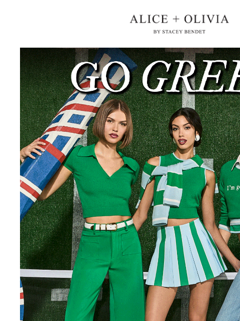 aliceandolivia newsletter: The Green Team