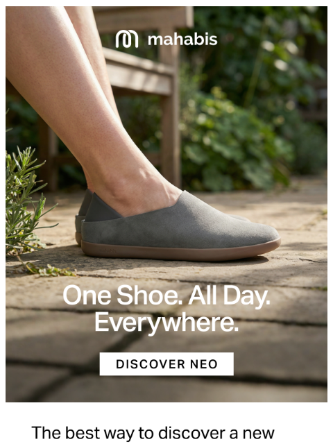 mahabis newsletter: Made for Walkable Escapes