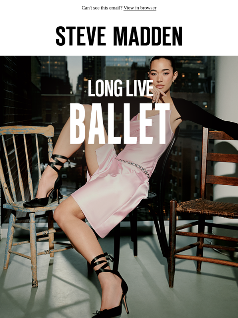 stevemadden newsletter: While They Debate Ballet…
