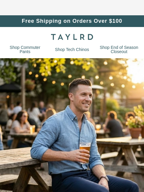 taylrd newsletter: The perfect pant for perfect weather.