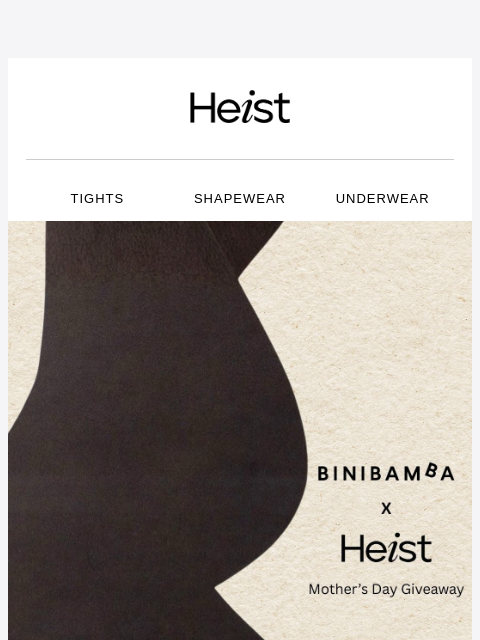 heist-studios newsletter: Mother's Day Giveaway