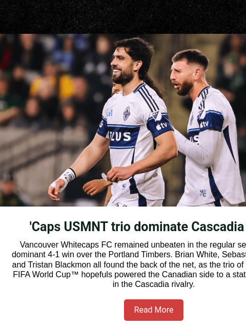 mlssoccer newsletter: Undefeated Whitecaps FC shine thanks to USMNT trio