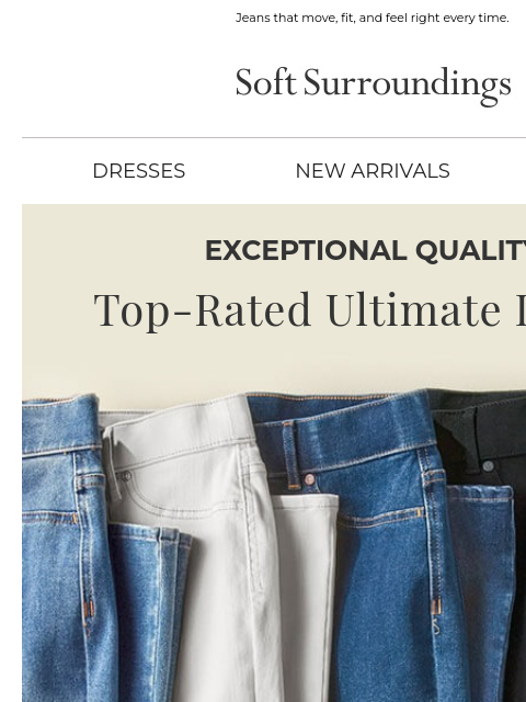 softsurroundings newsletter: The Ultimate Denim Difference