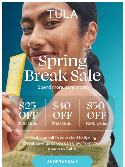 tula newsletter: Now arriving: your glow ✈️