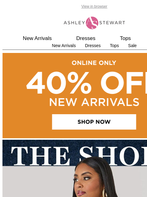 ashleystewart newsletter: It’s (almost!) denim short season! ☀️🕶️