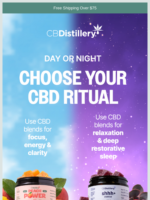 thecbdistillery newsletter: Choose Your CBD Ritual