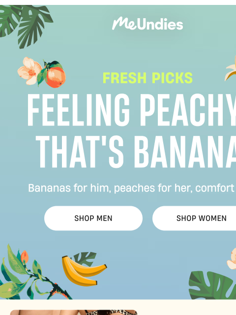 meundies newsletter: New & Just For You