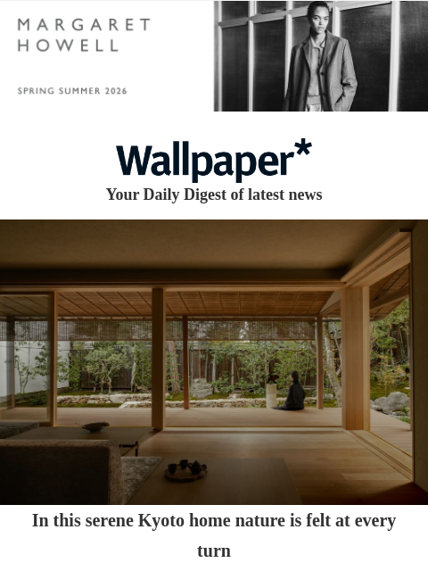 futureplc newsletter: Inside a Kyoto home where time slows down