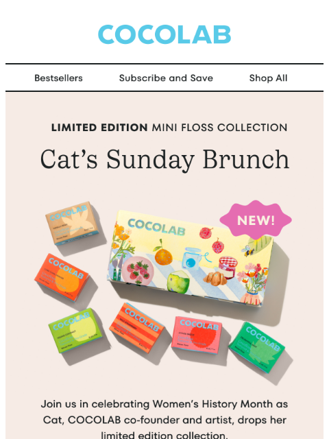 cocolab newsletter: NEW: Mini floss collection