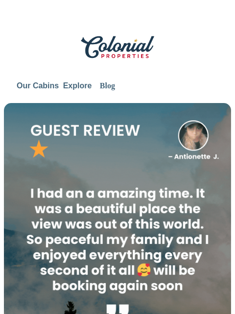 colonialproperties newsletter: “The view was out of this world…”