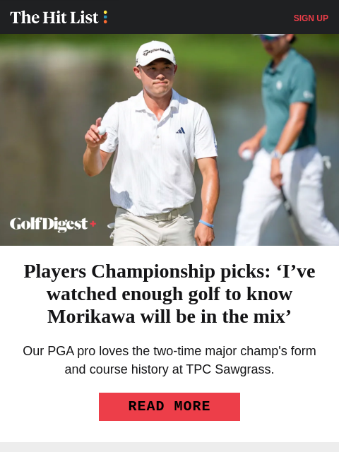 golfdigest newsletter: 12 revelations about the PGA Tour's future