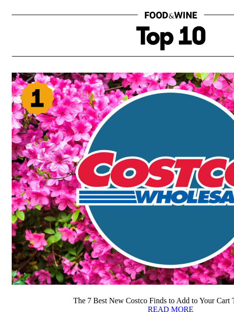 foodandwine newsletter: The 7 Best New Costco Finds to Add to Your Cart Th...
