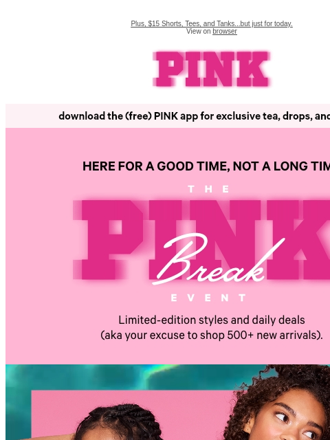 vspink newsletter: Limited-Edition Styles Selling Fast 😰