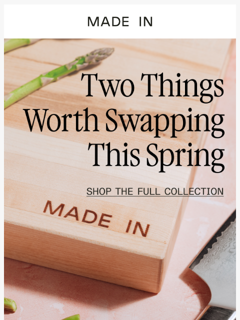 madeincookware newsletter: Spring clean your kitchen. Start here.